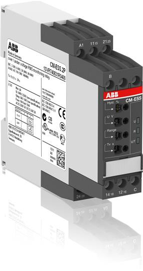 Реле контроля напряжения CM-ESS.2S 24-240В AC/DC 2ПК винтовые клеммы ABB 1SVR730830R0400