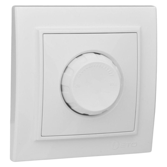Светорегулятор СП Минск 600Вт 220В бел. Basic EKF ERD06-101-10