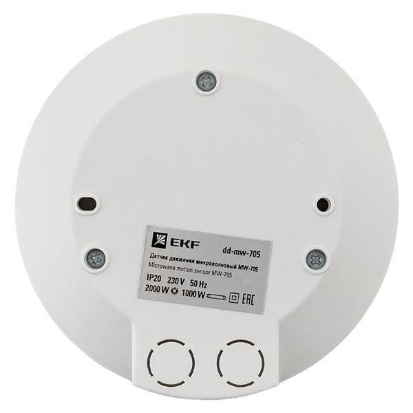 Датчик движения микроволновый MW-705 2000Вт 360град. до 10м IP20 бел. PROxima EKF dd-mw-705