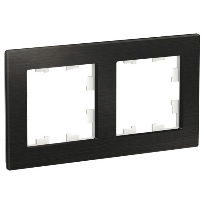 Рамка 2-м AtlasDesign Nature метал. оникс SE ATN312302 Рамка 2-м AtlasDesign Nature метал. оникс SE ATN312302