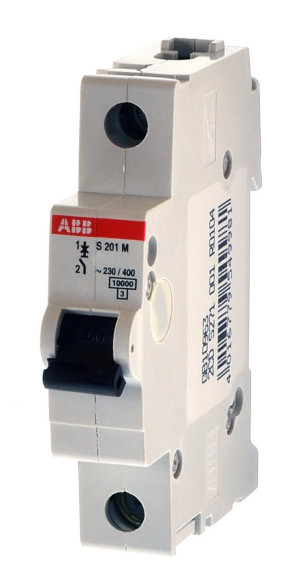 Выключатель автоматический модульный 1п C 3А 10кА S201M C3 ABB 2CDS271001R0034