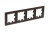 Рамка 4-м AtlasDesign Nature стекло мокко SE ATN320604 Рамка 4-м AtlasDesign Nature стекло мокко SE ATN320604